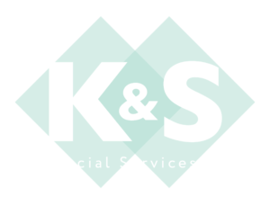 K&S logo white